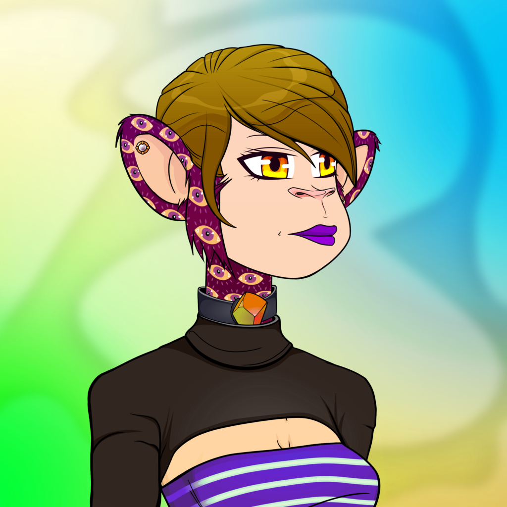 Degen Lady Ape #3500